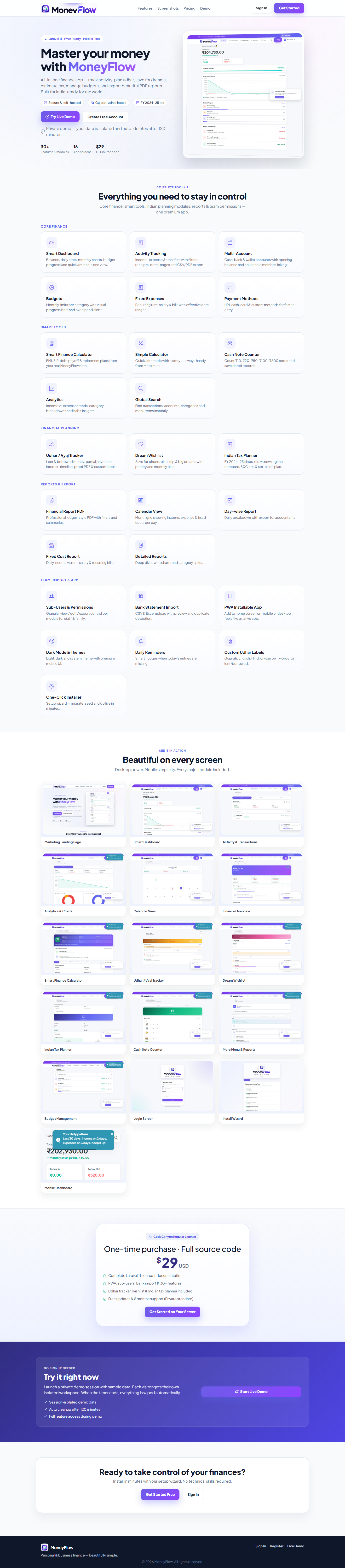 Marketing Landing Page